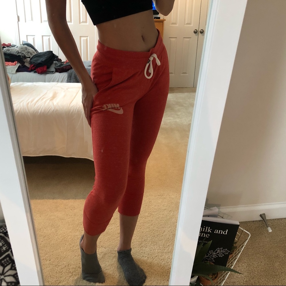 Red Nike Joggers